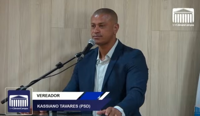 Kassiano Tavares lança seu nome à presidência na tribuna da Câmara de Campos