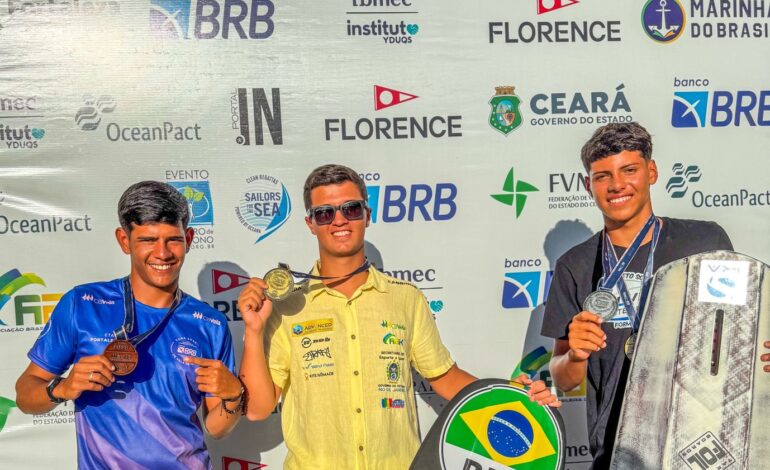 Vittinho é ouro na Copa Brasil de Vela de Praia de Fortaleza