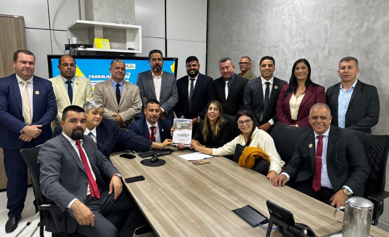 Caputi e vereadores de SJB vão ao Ministério da Saúde solicitar recursos para hospital municipal