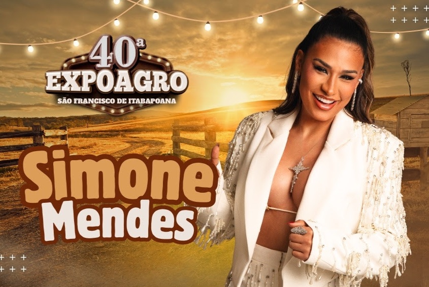 Simone Mendes é a nova atração da Expo SFI