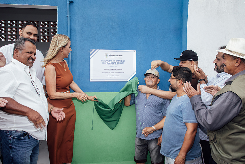 Tanque comunitário de leite é inaugurado em Praça João Pessoa