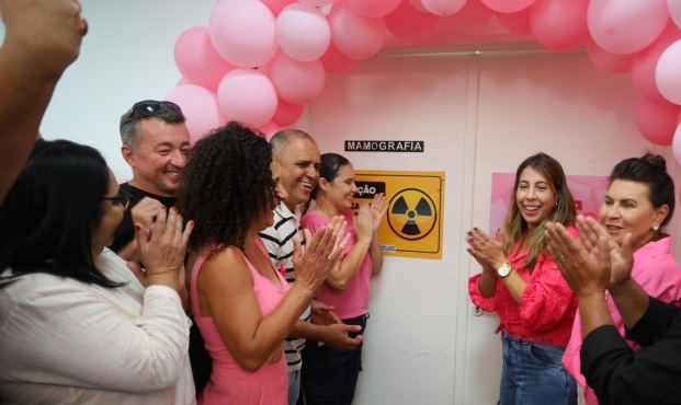Sala Rosa com mamógrafo é inaugurada em Cajueiro