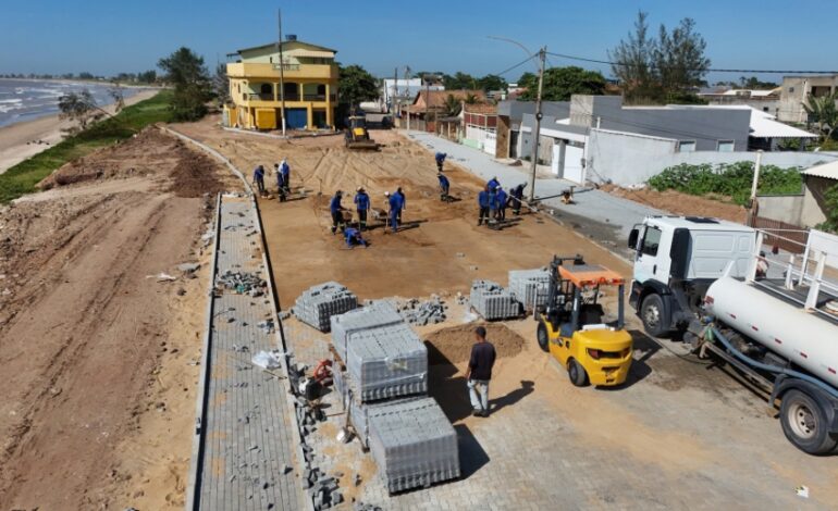 Nova orla de Guaxindiba perto de ser concluída