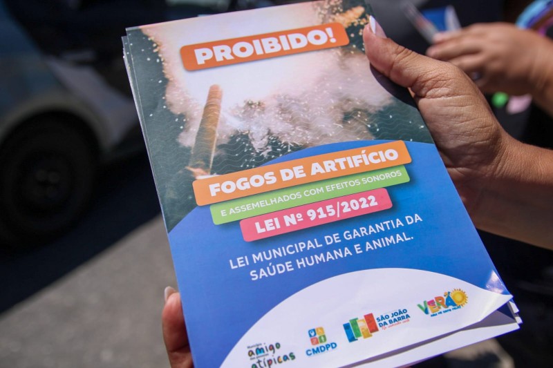 Decreto regulamenta lei contra fogos com estampidos em SJB e prevê multa