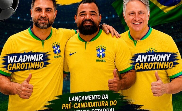 Hygor Barcellos lança pré-candidatura à Alerj ao lado do clã Garotinho