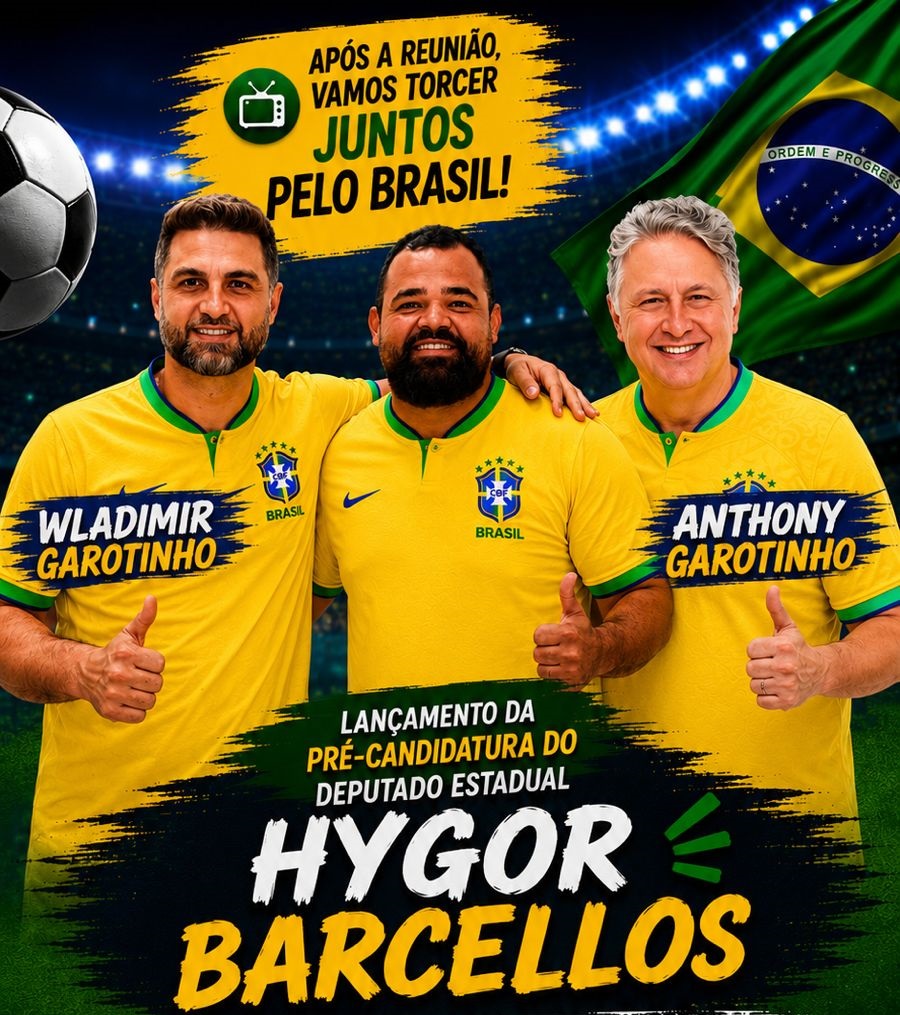 Hygor Barcellos lança pré-candidatura à Alerj ao lado do clã Garotinho