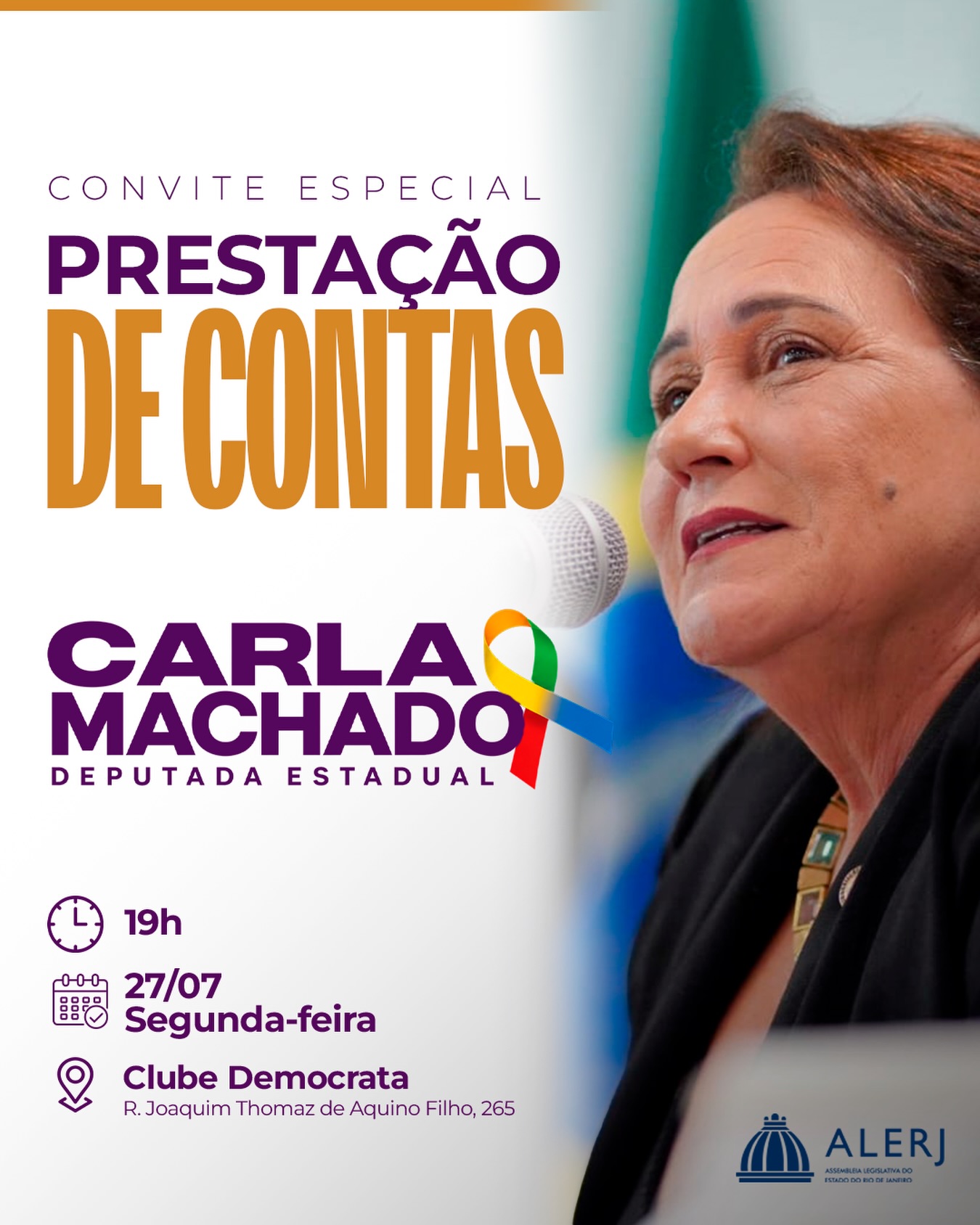 Carla Machado convida para prestação de contas em SJB e tem apoio da prefeita, vice e nove vereadores