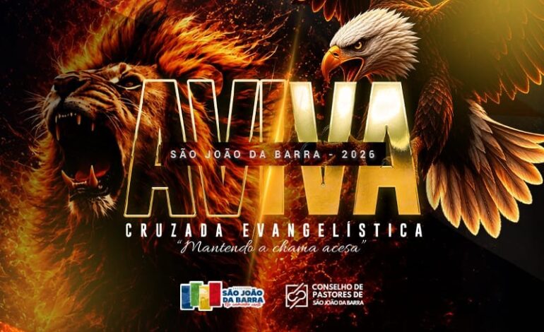 Cruzada Evangelística Aviva SJB no último fim de semana de agosto