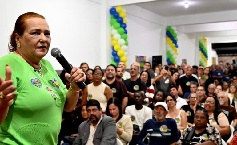 Em Campos, Carla Machado inaugura comitê e anuncia lançamento da campanha com Paes no domingo