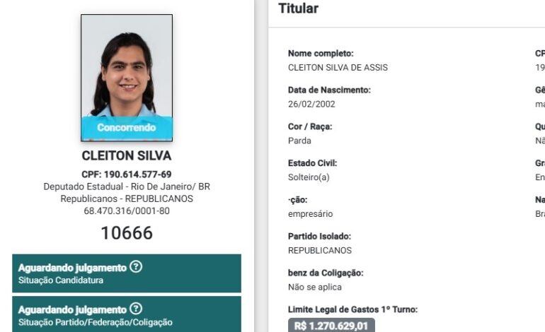 E tem mais um… Cleiton Silva é outro nome da região na corrida à Alerj