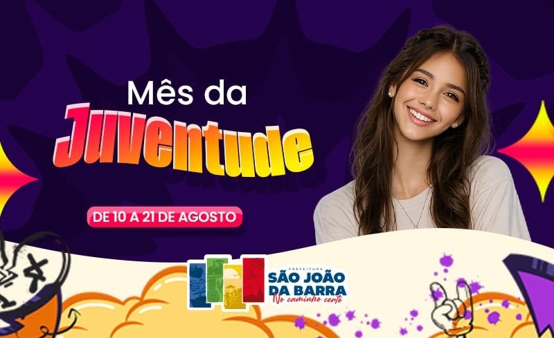 Programação especial para celebrar o Mês da Juventude em SJB