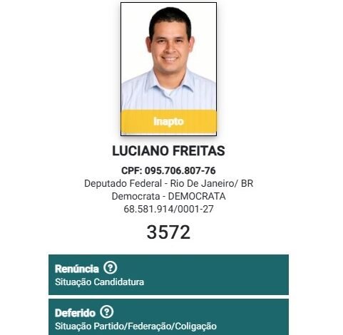 Da região, Luciano Freitas renuncia à disputa a deputado federal