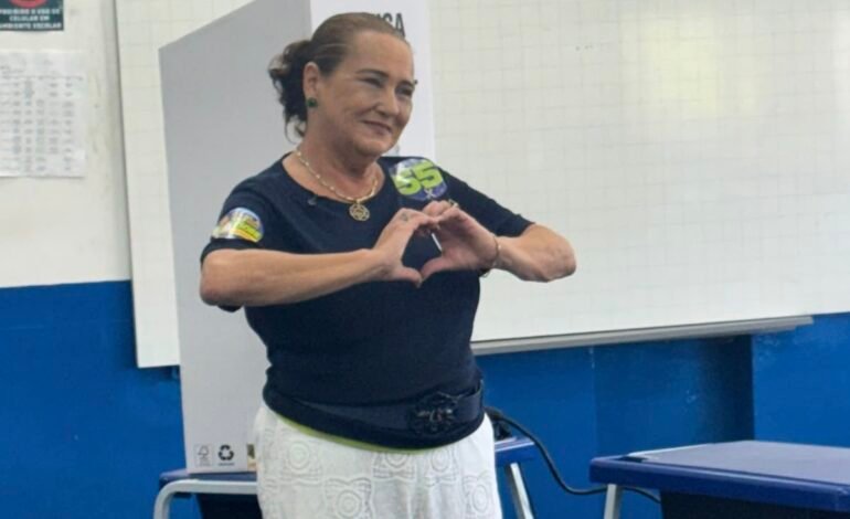 Carla Machado vota em Campos e destaca trabalho realizado no mandato